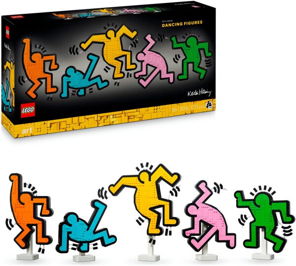 Keith Haring – Tanzende Figuren (31216), LEGO ART Konstruktionsspielsteine