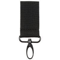 Schlüsselanhänger Schwarz Metalhaken